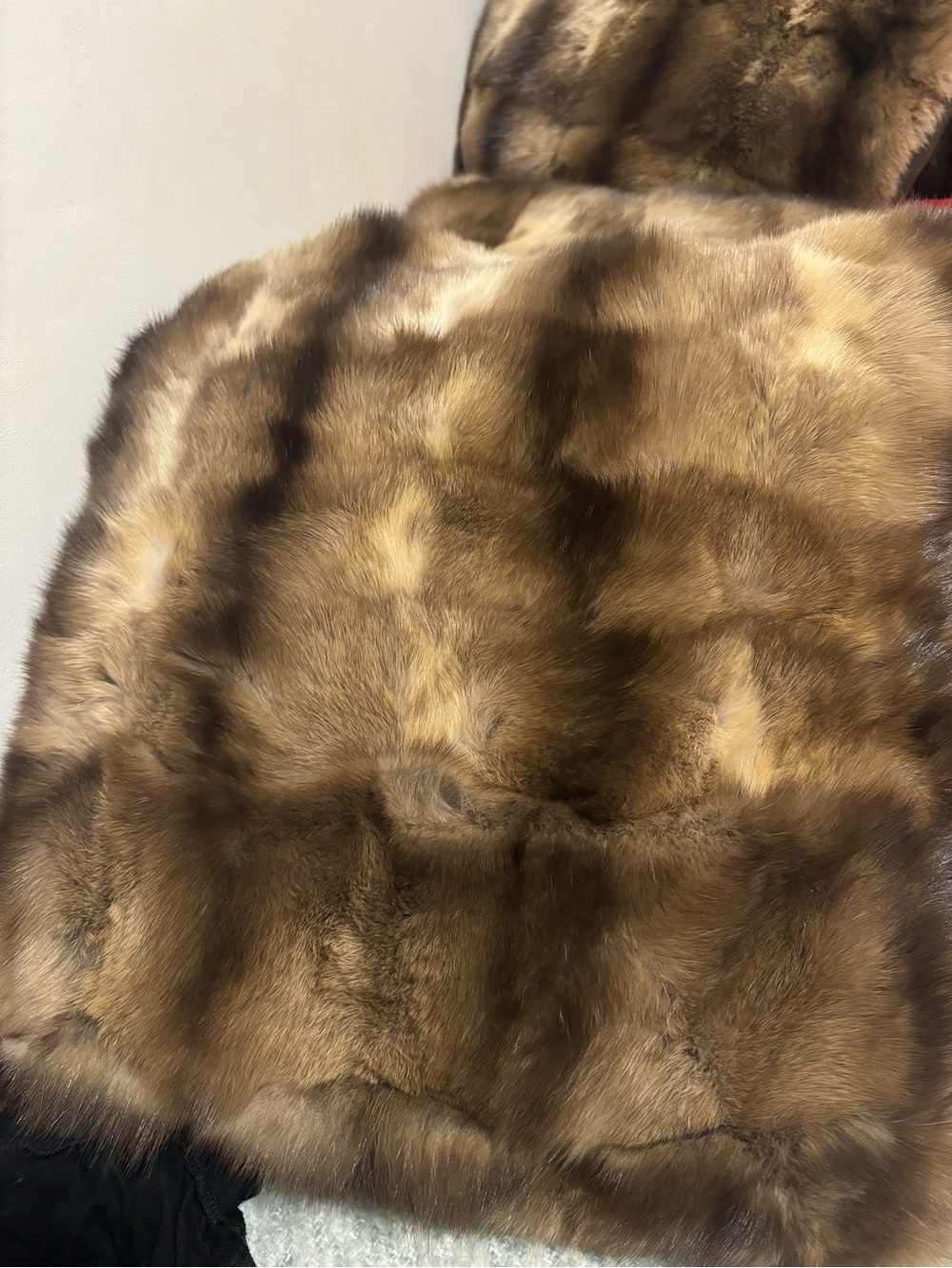 Luxury Sable Fur Pillow